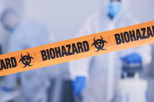 Professional Blood Cleanup technician working in Shawano, WI